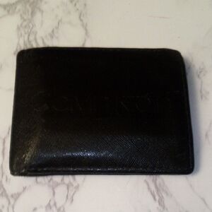 Calvin Klein Black Wallet / Card Holder - Genuine Leather